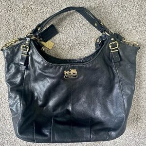 Coach Black Leather Handbag
